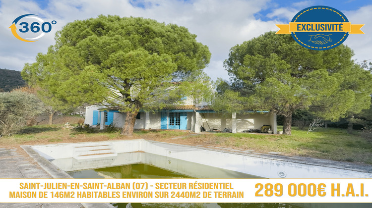 Ma-Cabane - Vente Maison Saint-Julien-en-Saint-Alban, 146 m²