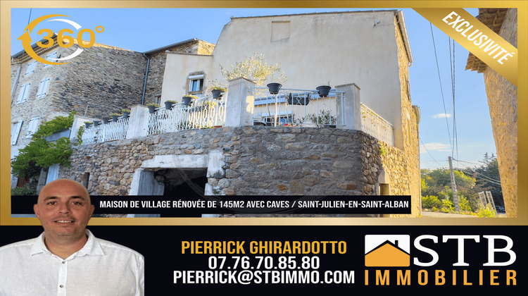 Ma-Cabane - Vente Maison Saint-Julien-en-Saint-Alban, 145 m²