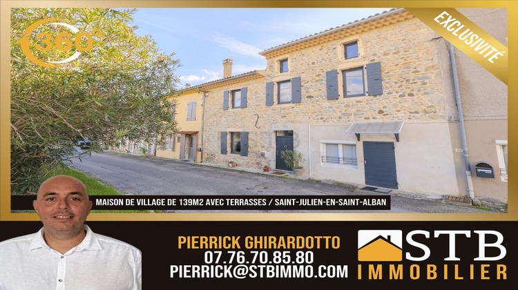 Ma-Cabane - Vente Maison Saint-Julien-en-Saint-Alban, 139 m²