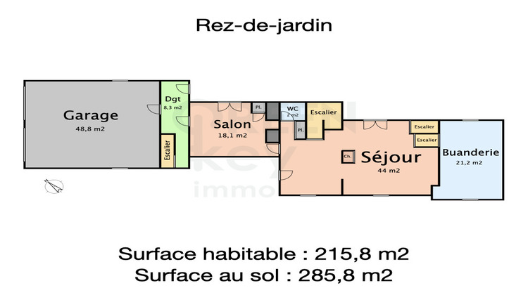 Ma-Cabane - Vente Maison Saint-Martin-des-Champs, 215 m²