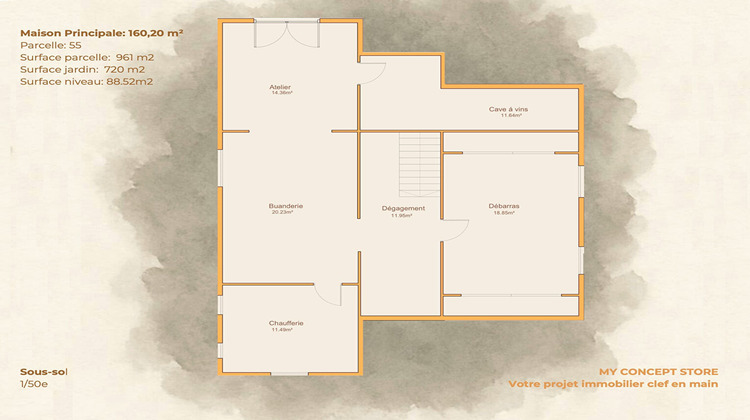 Ma-Cabane - Vente Maison SAINT-MAUR-DES-FOSSES, 172 m²