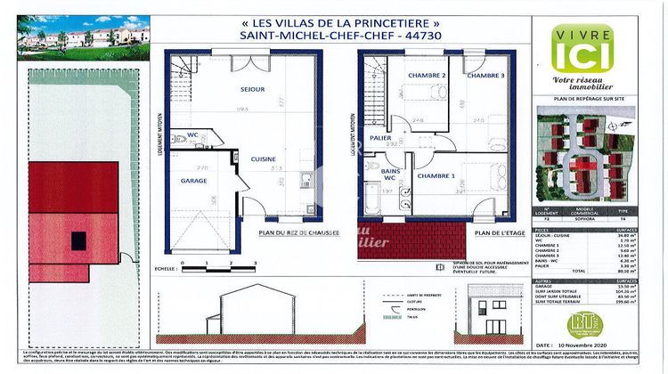 Ma-Cabane - Vente Maison SAINT-MICHEL-CHEF-CHEF, 80 m²