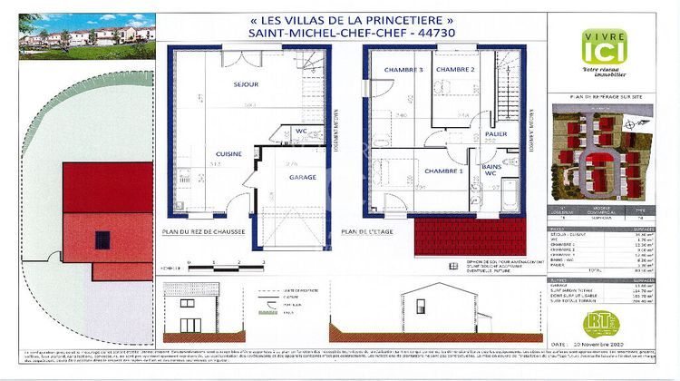 Ma-Cabane - Vente Maison SAINT-MICHEL-CHEF-CHEF, 80 m²