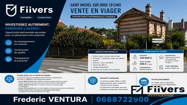Ma-Cabane - Vente Maison Saint-Michel-sur-Orge, 62 m²