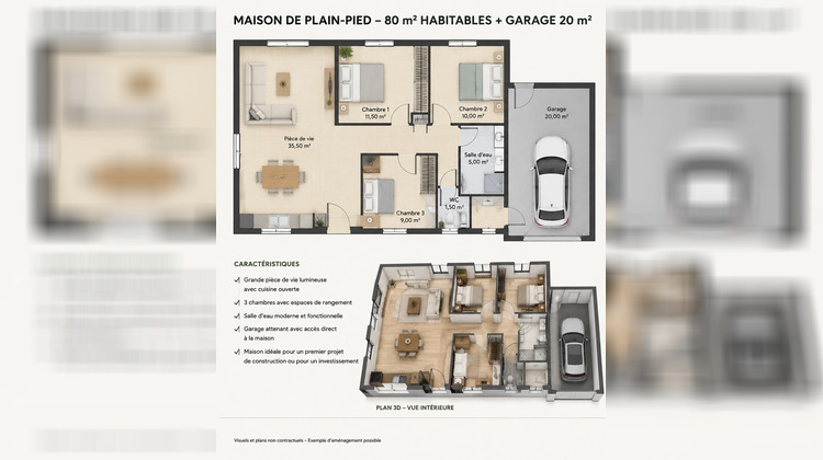 Ma-Cabane - Vente Maison SAINT-PAL-DE-MONS, 80 m²