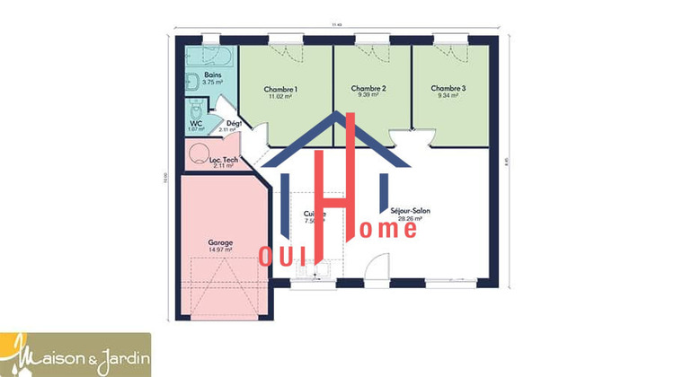 Ma-Cabane - Vente Maison Saint-Pierre-du-Champ, 75 m²