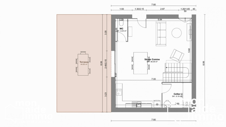 Ma-Cabane - Vente Maison Saint-Quentin-de-Baron, 120 m²