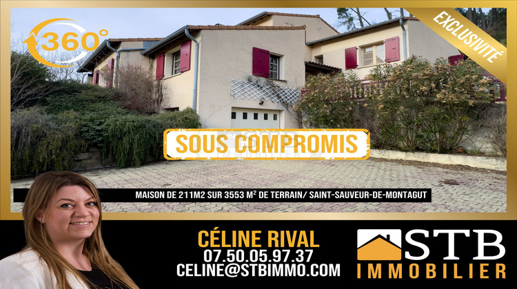 Ma-Cabane - Vente Maison Saint-Sauveur-de-Montagut, 211 m²