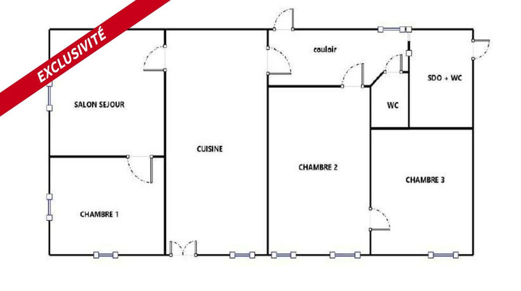 Ma-Cabane - Vente Maison SAINT SAUVEUR DES LANDES, 97 m²
