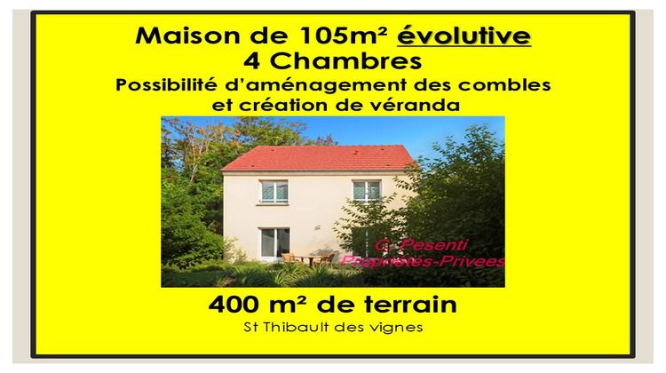 Ma-Cabane - Vente Maison SAINT THIBAULT DES VIGNES, 105 m²