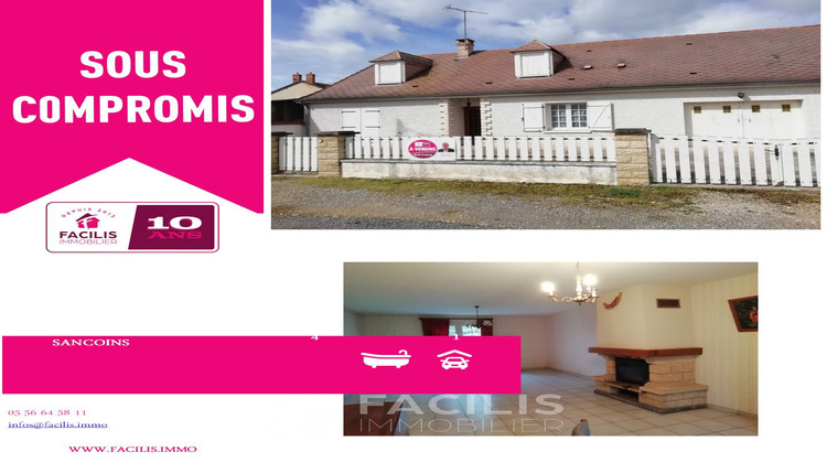 Ma-Cabane - Vente Maison Sancoins, 142 m²