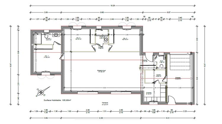 Ma-Cabane - Vente Maison Saujon, 105 m²