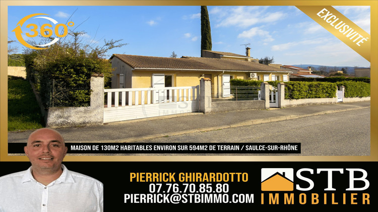 Ma-Cabane - Vente Maison Saulce-sur-Rhône, 130 m²