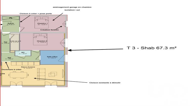 Ma-Cabane - Vente Maison Sautron, 67 m²