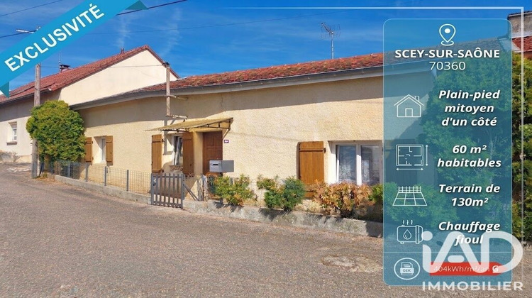 Ma-Cabane - Vente Maison Scey-sur-Saône-Et-Saint-Albin, 60 m²
