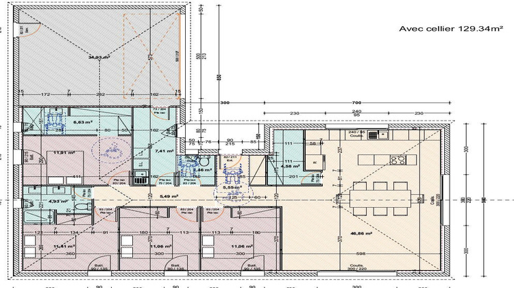 Ma-Cabane - Vente Maison SEBAZAC-CONCOURES, 130 m²