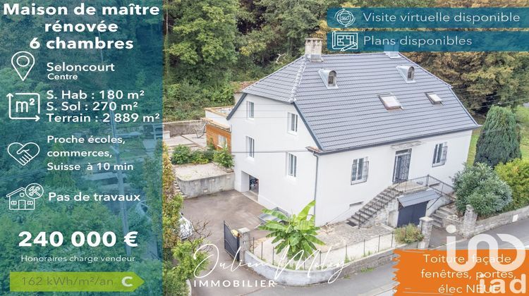 Ma-Cabane - Vente Maison Seloncourt, 270 m²