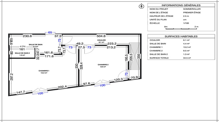 Ma-Cabane - Vente Maison SOMMERVILLER, 77 m²