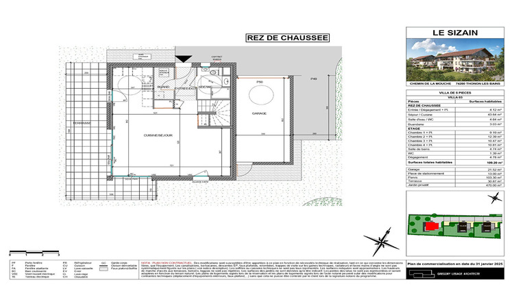 Ma-Cabane - Vente Maison THONON-LES-BAINS, 109 m²