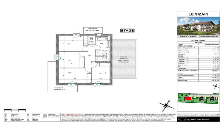 Ma-Cabane - Vente Maison THONON-LES-BAINS, 109 m²