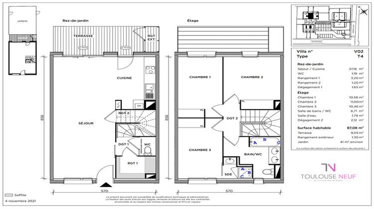 Ma-Cabane - Vente Maison TOULOUSE, 87 m²