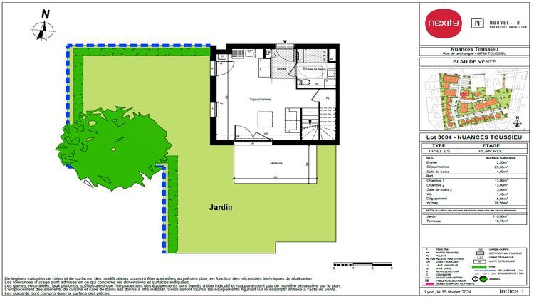 Ma-Cabane - Vente Maison TOUSSIEU, 70 m²