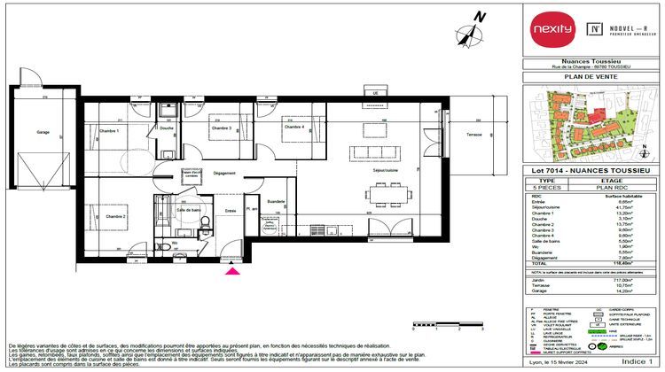 Ma-Cabane - Vente Maison TOUSSIEU, 118 m²