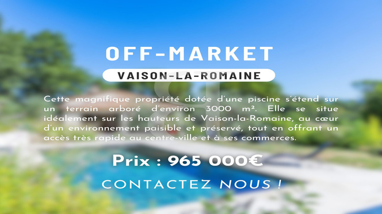 Ma-Cabane - Vente Maison Vaison-la-Romaine, 162 m²