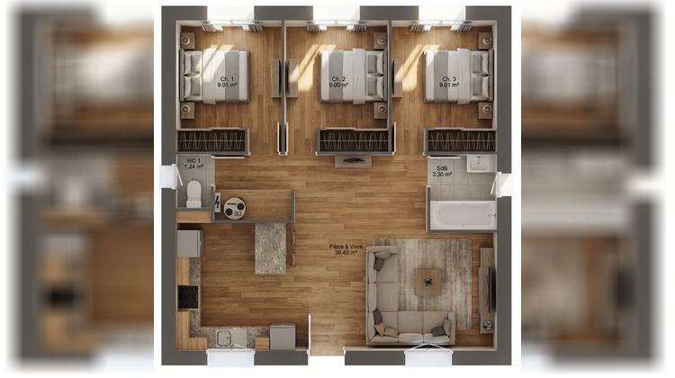 Ma-Cabane - Vente Maison Veyre-Monton, 68 m²