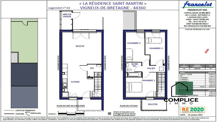 Ma-Cabane - Vente Maison Vigneux-de-Bretagne, 78 m²