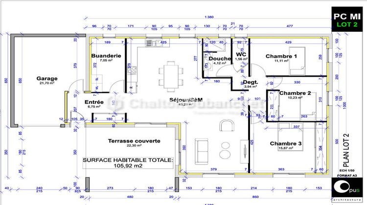 Ma-Cabane - Vente Maison VILLEMONTAIS, 105 m²