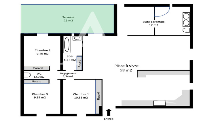 Ma-Cabane - Vente Maison VILLENEUVE-LES-MAGUELONE, 112 m²