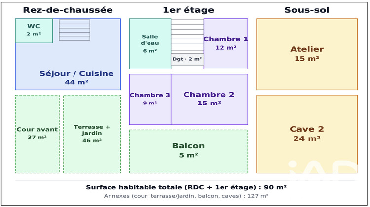 Ma-Cabane - Vente Maison Villeneuve-Loubet, 100 m²