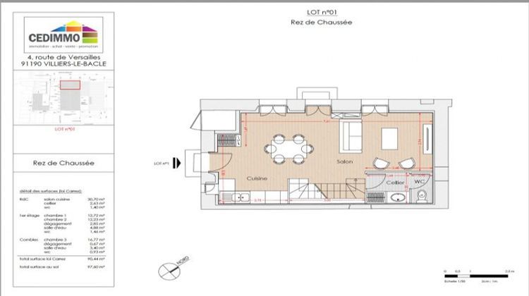 Ma-Cabane - Vente Maison Villiers-le-Bâcle, 90 m²