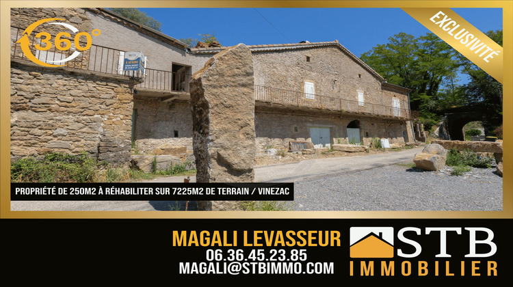 Ma-Cabane - Vente Maison Vinezac, 250 m²
