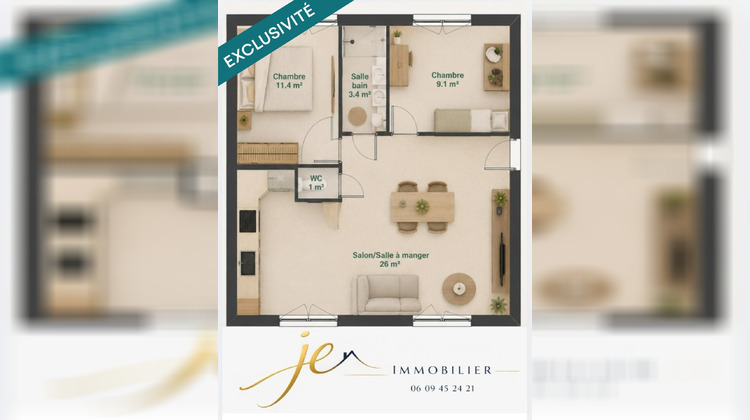 Ma-Cabane - Vente Maison Virelade, 52 m²