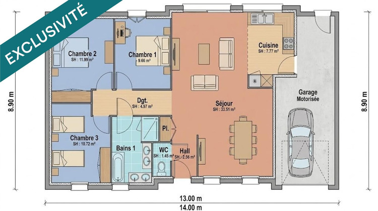 Ma-Cabane - Vente Maison Wanquetin, 90 m²