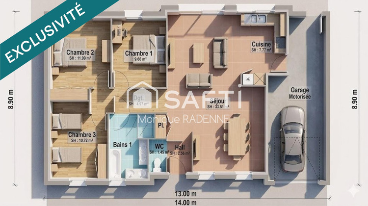 Ma-Cabane - Vente Maison Wanquetin, 90 m²