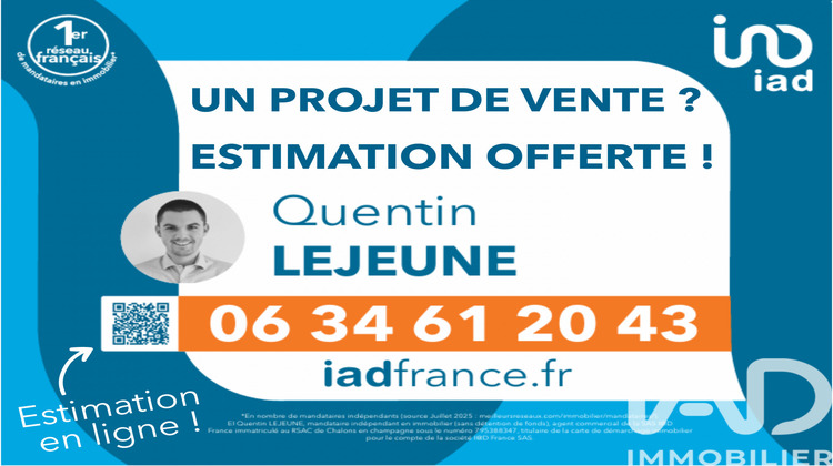 Ma-Cabane - Vente Terrain Écury-sur-Coole, 553 m²