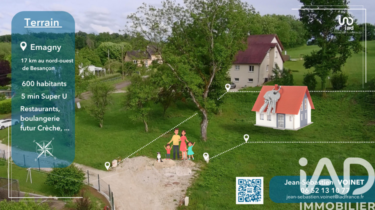 Ma-Cabane - Vente Terrain Émagny, 681 m²