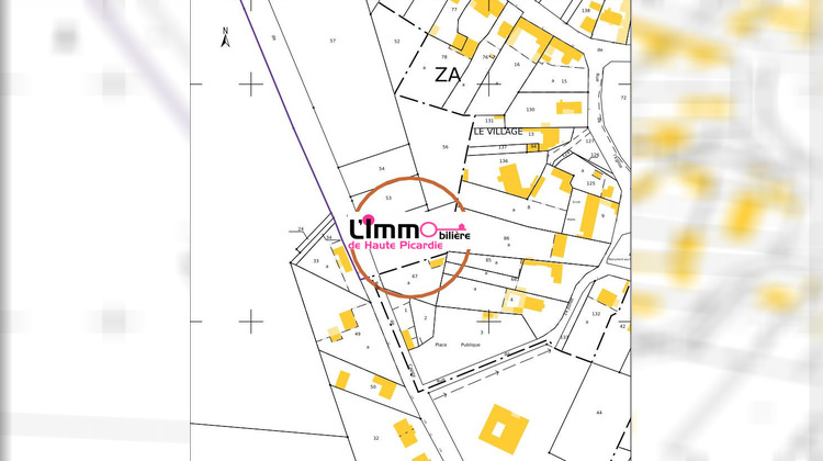 Ma-Cabane - Vente Terrain Ablaincourt-Pressoir, 1525 m²