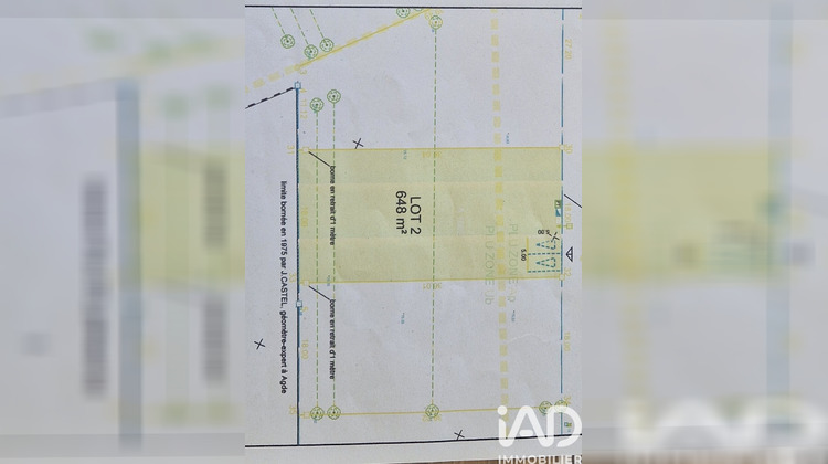 Ma-Cabane - Vente Terrain Adissan, 648 m²