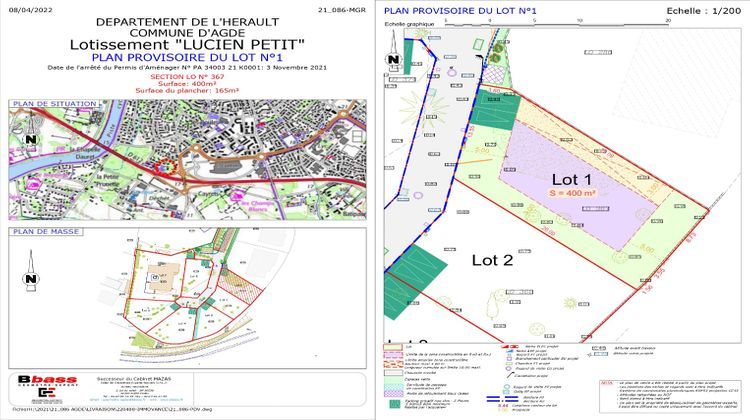 Ma-Cabane - Vente Terrain AGDE, 400 m²