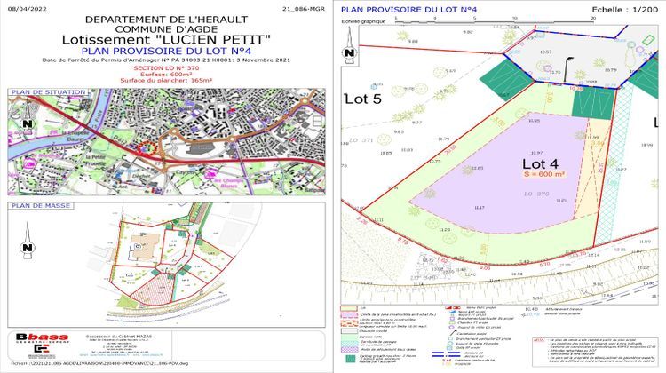 Ma-Cabane - Vente Terrain AGDE, 600 m²