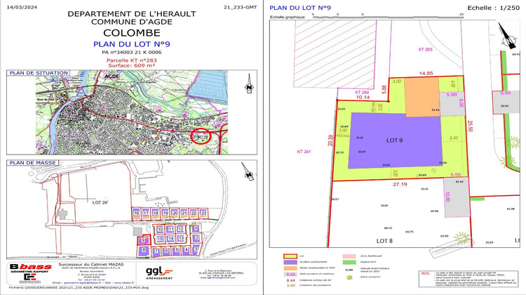 Ma-Cabane - Vente Terrain AGDE, 609 m²