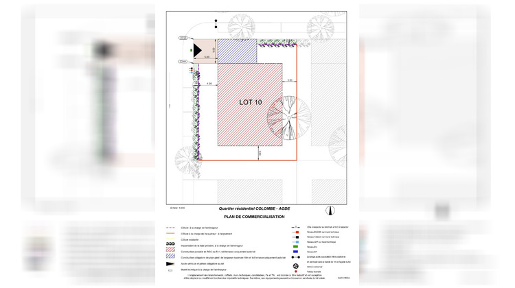 Ma-Cabane - Vente Terrain AGDE, 542 m²