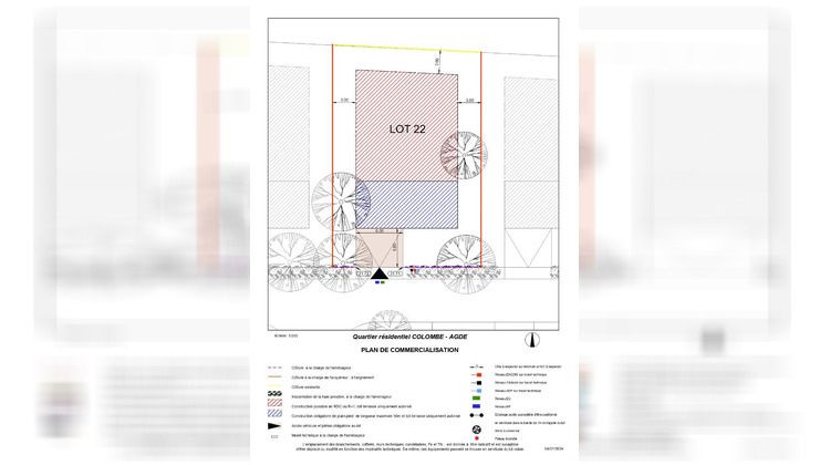 Ma-Cabane - Vente Terrain AGDE, 529 m²