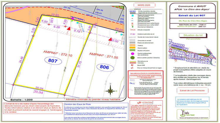 Ma-Cabane - Vente Terrain Ahuy, 708 m²
