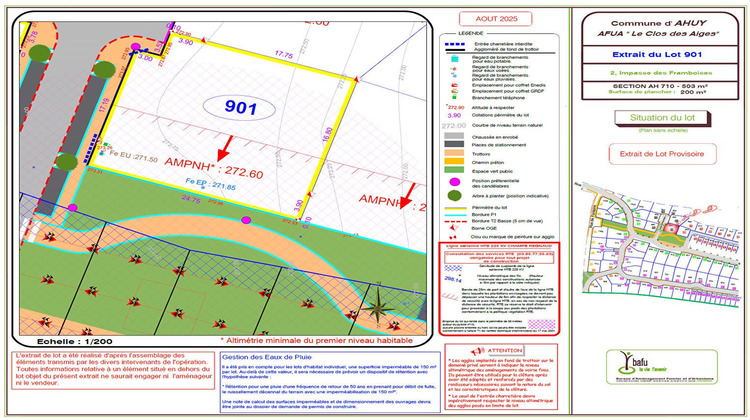Ma-Cabane - Vente Terrain Ahuy, 503 m²