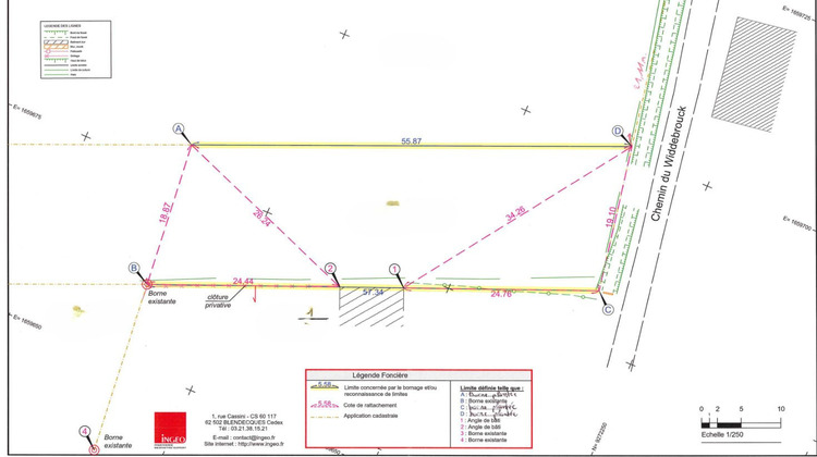 Ma-Cabane - Vente Terrain Aire-sur-la-Lys, 1039 m²
